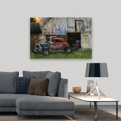 Vintage Racing - Contemporary Car Vintage Car Racecar Art