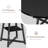 Round Dining Table, 47.2" Industrial Circle Kitchen Table with Sturdy Metal Pedestal Base-1079113969