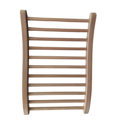 Pruche en bois massif, jaune, 20 * 2,7 * 13,3inc, adaptée pour améliorer la position assise et la posture sur le bâton rond jaune