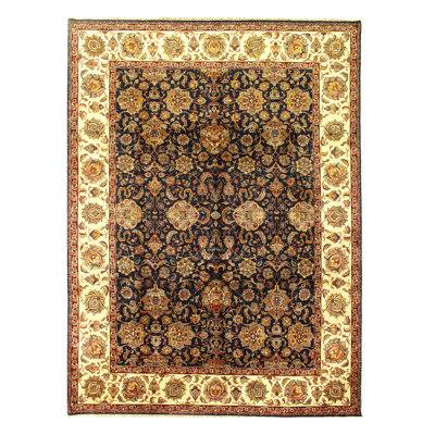 One-of-a-Kind Rectangle 9' X 12'7" Hand Knotted Area Rug
