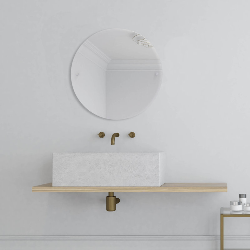 Lera Wall Mirror, Matte White