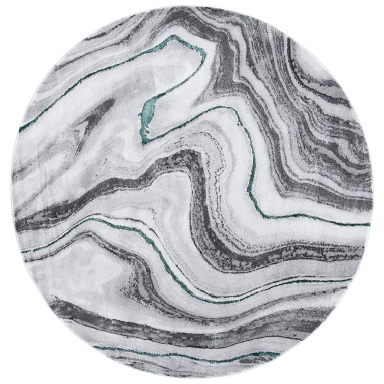 Fluery Performance Abstract Rug