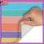 Tapis de bain pastel à rayures horizontales-146051290