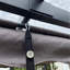 Pergola escamotable d'extérieur avec auvent