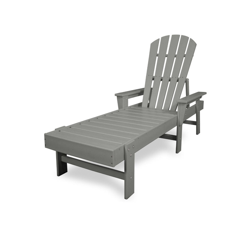 POLYWOOD South Beach Chaise, Slate Gray