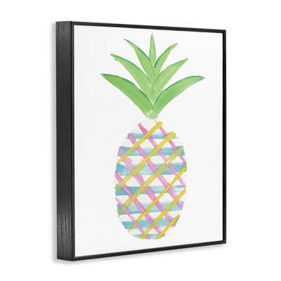 Giclée à carreaux, ananas, par Julie DeRice
