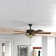 52"W Aibek Mission Stained-Glass Oil-Rubbed Bronze Ceiling Fan