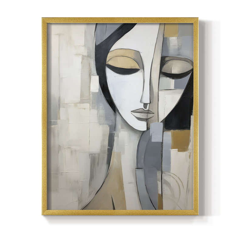 WOMEN Series C XXVII - reproduction encadrée de qualité supérieure - prête à être accrochée - aucun clou requis