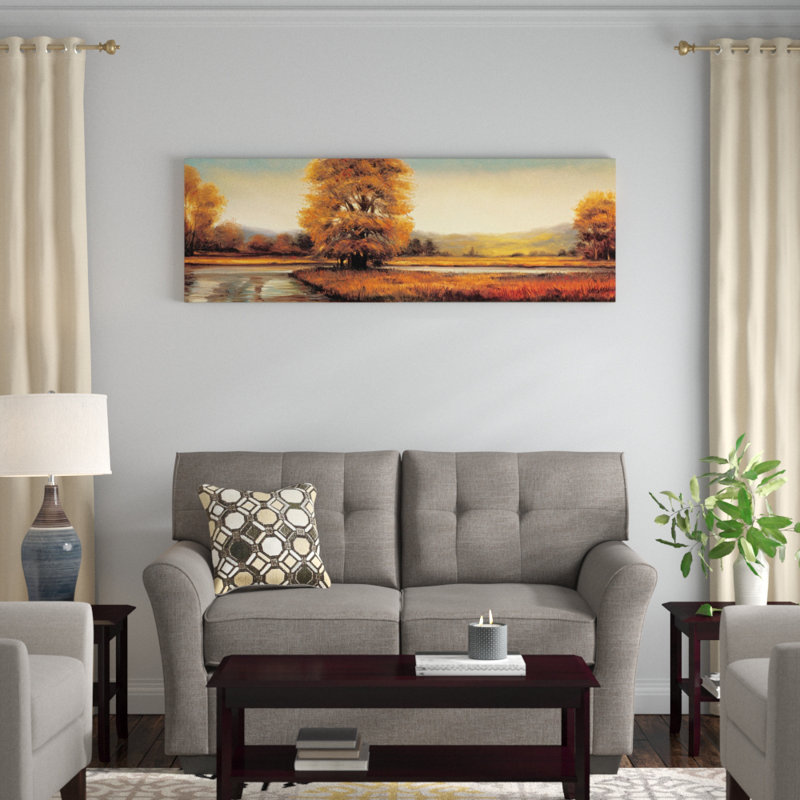 « landscape panorama ii », reproduction d’art sur toile, H 12 po x l 36 po x P 1,5 po, Toile tendue