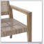 Ensemble de 2 fauteuils club durables en osier et bois d'acacia pour un siège de patio confortable et élégant