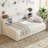 Upholstered Platform Bed With Drawers