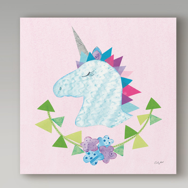 Ariq «Unicorn Power IV», art sur toile, H 18 po x l 18 po x P 2 po