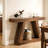 55" Farmhouse Console Table with Storage-166931676