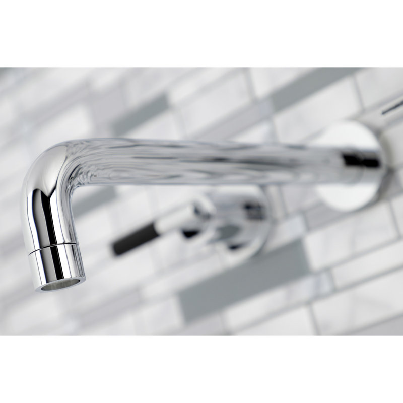Robinet de baignoire romaine à 3 poignées et 2 poignées Kaiser Kingston, Chrome poli