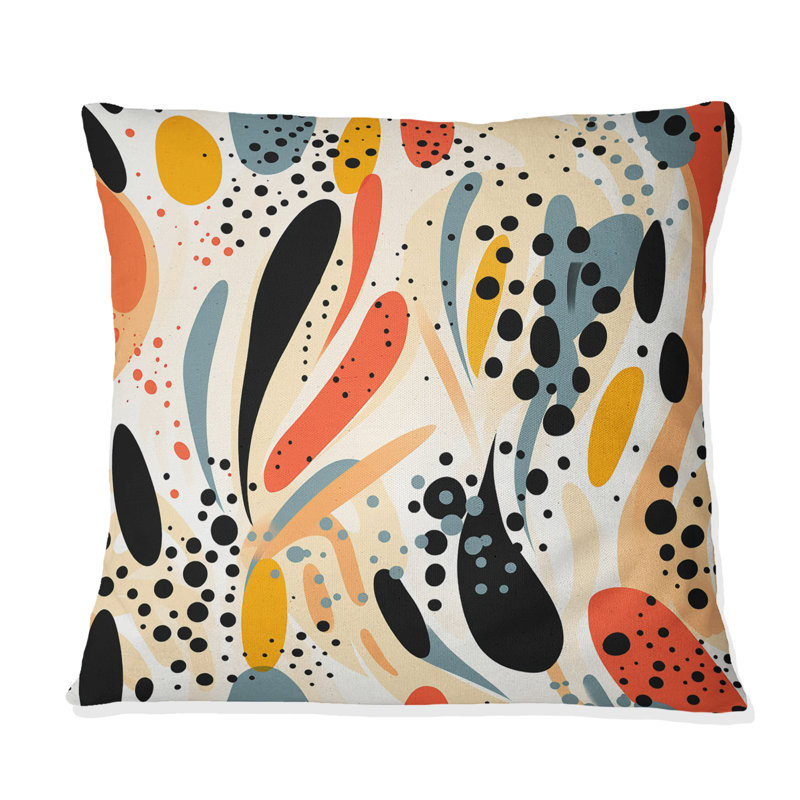 Coussin décoratif en polyester , H 16 po x l 16 po