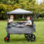 Wagons pliables pour deux enfants EVER Advanced avec poignée réglable et pavillon amovible-121504067