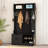 Hall Tree With 6 Hooks,Coat Hanger, Entryway Bench, Storage Bench,For Entrance, Hallwa,Black