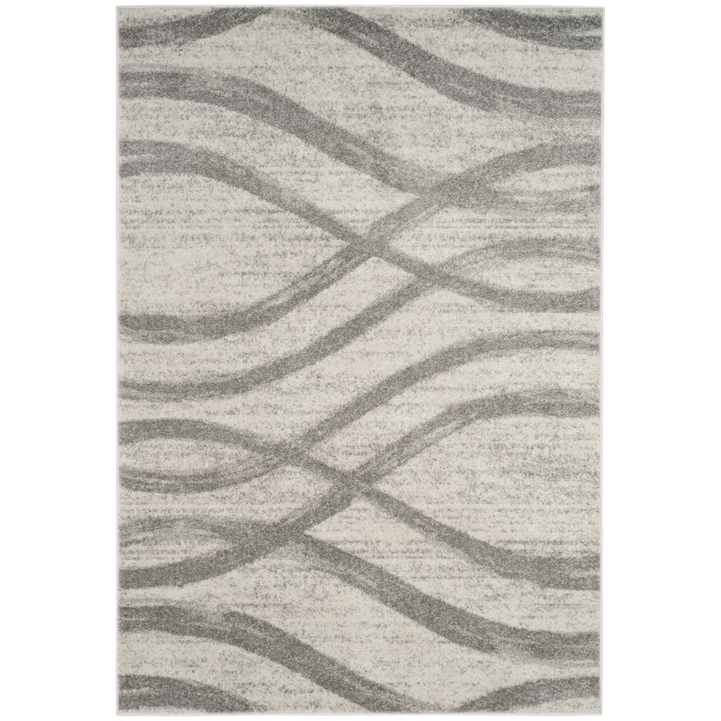 Shelva Performance Abstract Rug, Rectangle 6' x 9'