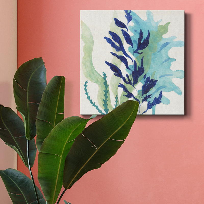 " Blue Coral II ", 16" H x 16" W x 1.5" D
