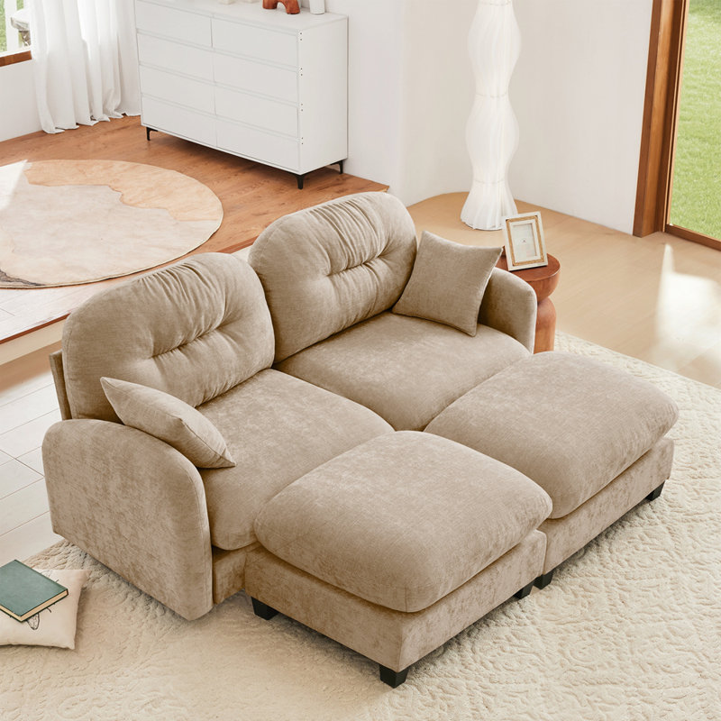 Canapé modulaire modulaire au design flexible et tissu chenille de qualité supérieure pour plus de confort et de durabilité