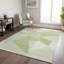 Tapis géométrique intérieur / extérieur rectangulaire en polyester tissé à la machine 1 pi 8 po x 2 pi 6 po Heffington-74846827