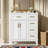 30" Bathroom Vanity With Ceramic Sink, Modern Storage Cabinet With Soft-close Doors-104582193
