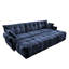 Canapé modulaire 3 places avec 3 repose-pieds et coussins-924617909