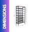 36 Pair Shoe Rack