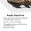 Impression d'un grizzly arctique sur verre acrylique-34750543
