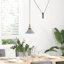 Binpal 1 - Light Gloss Grey Pendant