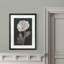 «Black and White Flowers IV» par Paul Cezanne - reproduction d'art encadrée-1537128791-1537128790