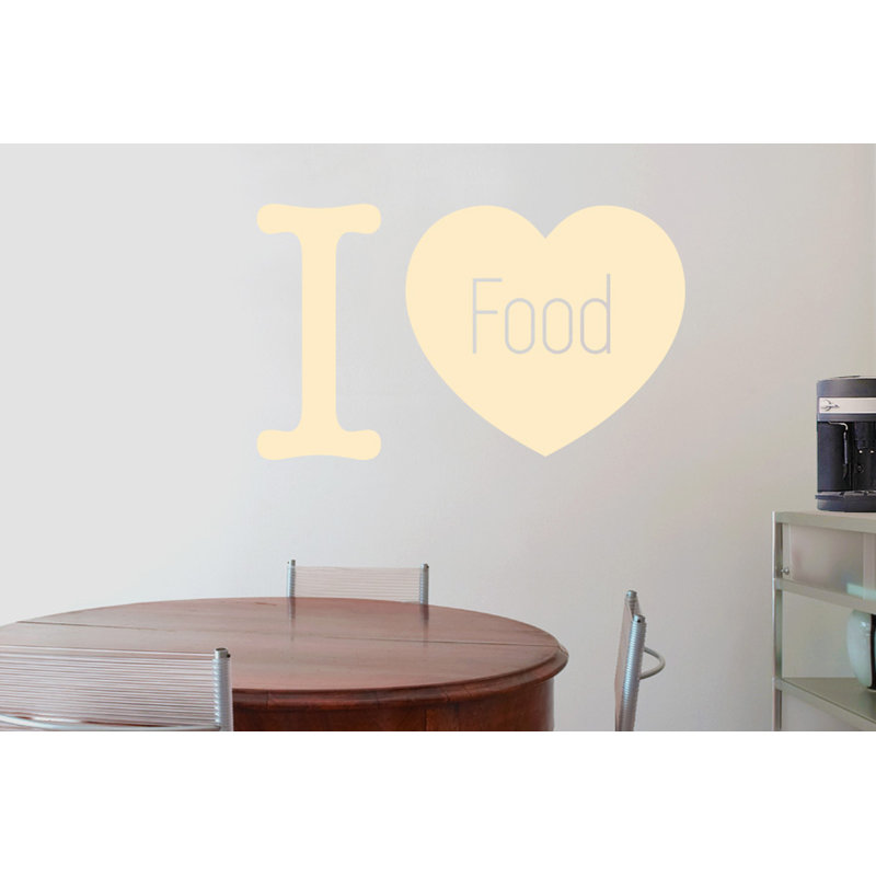 Food & Beverage Wall Decal, Beige, Medium