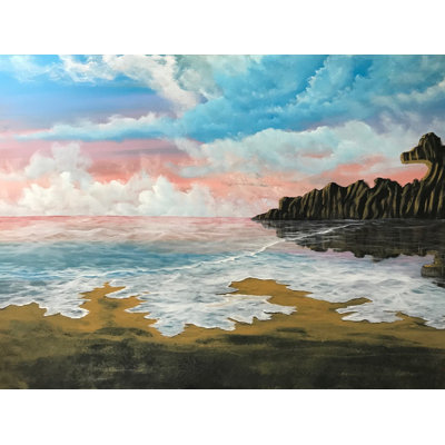 Seascape577 Print by Alicia Lopez