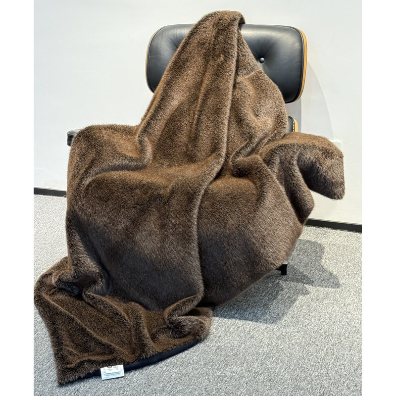 Jeté Luxury, Brun