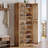 36-Pair Slatted Shoe Storage Cabinet-651825222