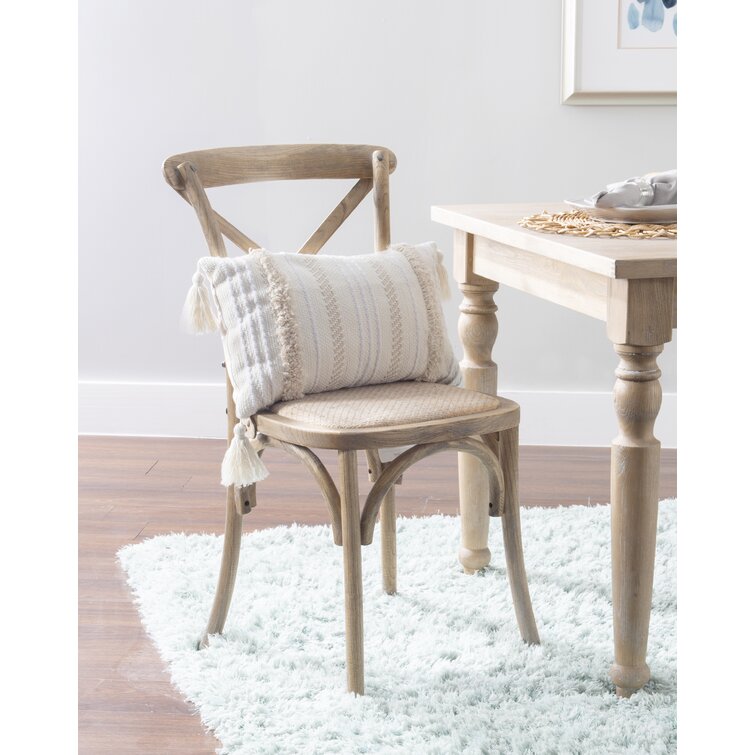 King Louis Back Side Chair Laurel Foundry Modern Farmhouse Frame Color: Black , Upholstery Color: Rustic Gray