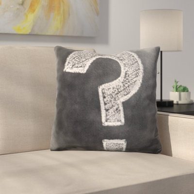Kutz Formula Question Mark Throw Pillow