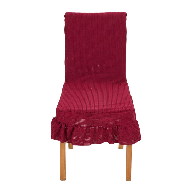 Dining Chair Slipcover, Wine Red