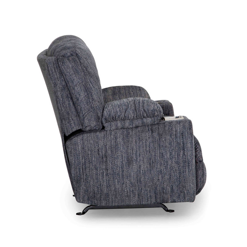 Fauteuil inclinable électrique berçant standard de 52,5 po Tenecia, Gris