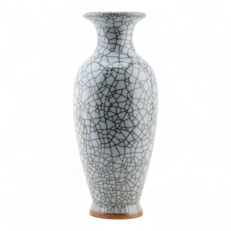 Vase en porcelaine craquelé