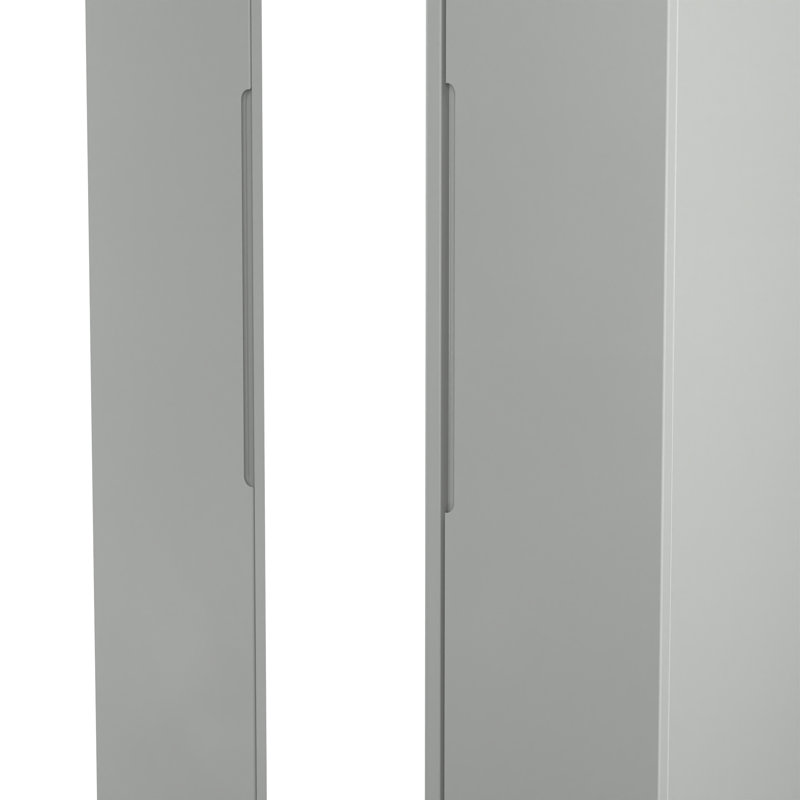 Bisma Manufactured Wood Wardrobe, Dusk Grey