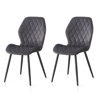 Stansky Upholstered Velvet Dining Chairs