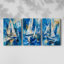 Sea and Shore Series XV - Ensemble de 3 toiles tendues avec châssis - Prêt à être accroché-107312262