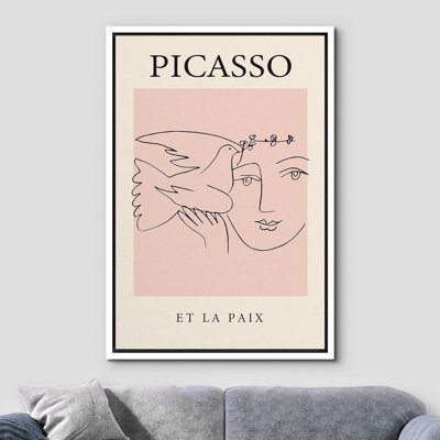 Et La Paix by Picasso Historic Cultural Fine Art Chic Scenic Colorful Multicolor