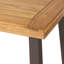 Table de salle à manger ou de patio en bois massif de style industriel et moderne Grider-100638819