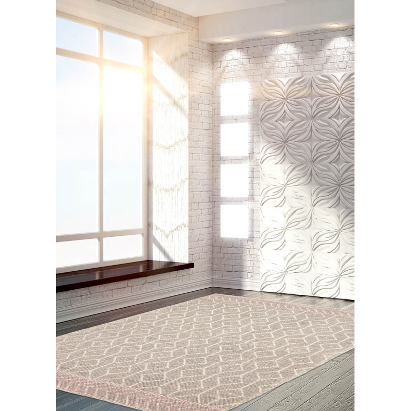 Tapis unique rectangulaire de 4 pi 11 po x 8 pi Demorris