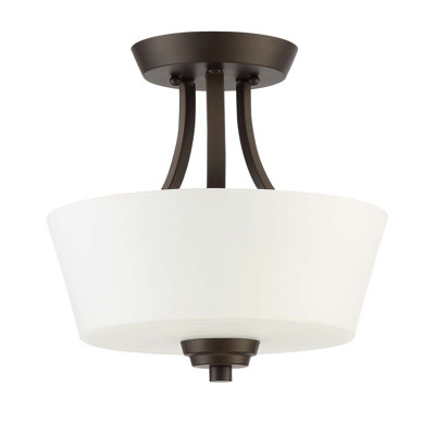 Colfax Glass Semi Flush Mount