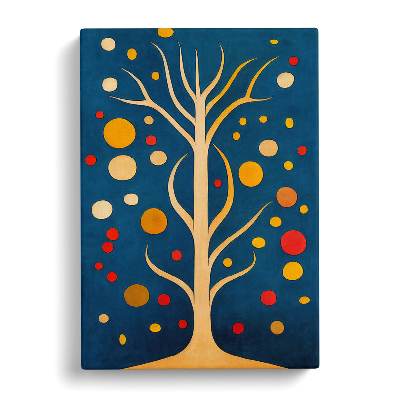 Bold Abstract Tree No.3 - Wrapped Canvas, 60cm H x 40cm W x 3cm D