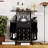 Modern Wine Bar Cabinet, Wood Liquor Cabinet Bar For Home With Wine Rack And Glass Holder, Fluted Buffet Sideboard With Storage For Kitchen, Dining Room, Living Room-1849640617