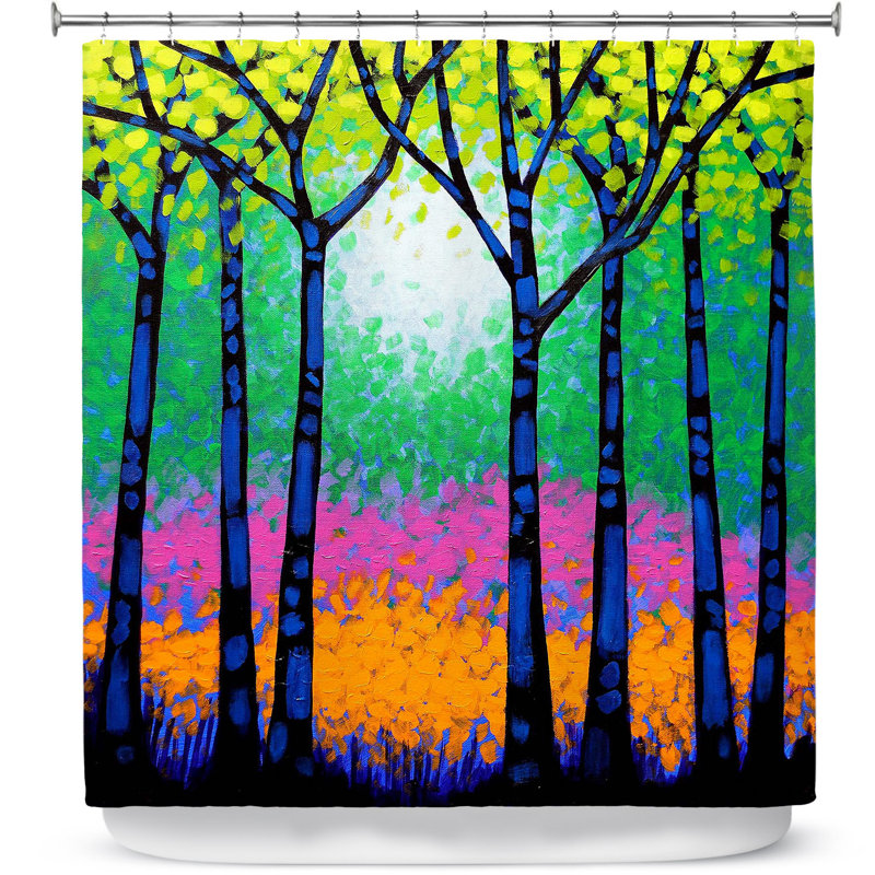 Rideau de douche simple sept arbres Celentano